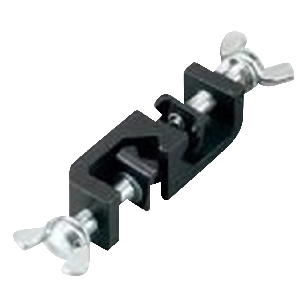 実験器具保持具　角ムッフ爪付・黒画像