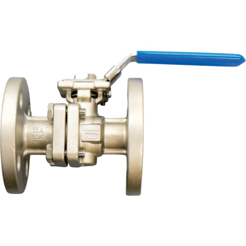 ｽﾃﾝﾚｽ鋼製1MPaﾌﾗﾝｼﾞ式2ﾋﾟｰｽﾎﾞｰﾙ弁65A(2 1/2) 1個画像