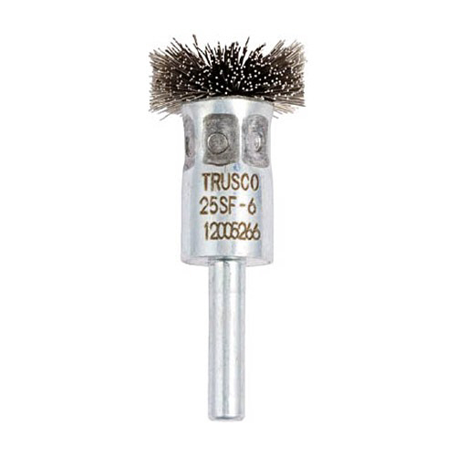 ﾌﾗﾜｰ型 ｽﾃﾝﾚｽﾌﾞﾗｼ 25φ 1個画像