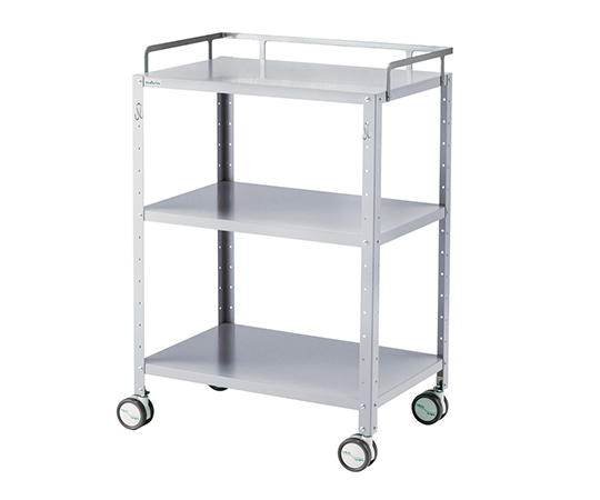 カラフルステンワゴン（フック付き）　ラージ　シルバー（塗装無）画像