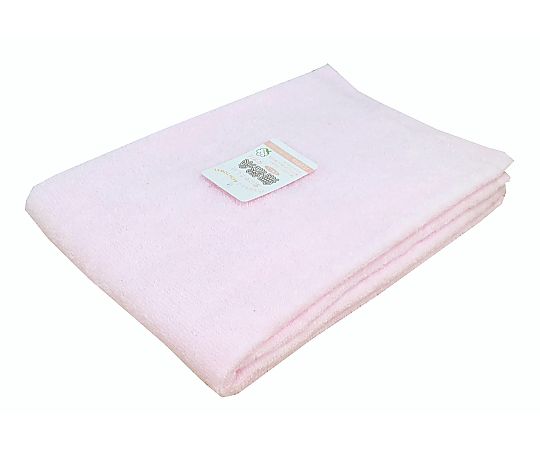 バスタオル 無撚糸カラー 60×120cm PINK 1セット（10枚入）画像