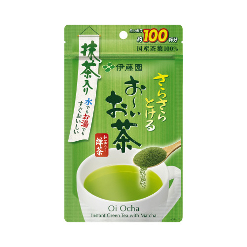 おーいお茶　抹茶入りさらさら緑茶　８０ｇ×６画像