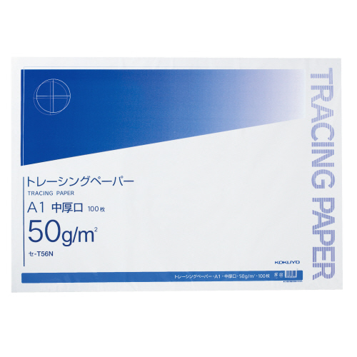 ﾅﾁｭﾗﾙﾄﾚｰｼﾝｸﾞﾍﾟｰﾊﾟｰ中厚口(無地) A1 50g/m2 1冊(100枚)画像