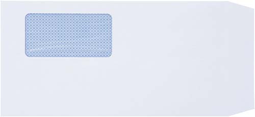 地紋入窓付封筒　長３　ケント　１００枚　１０セット画像