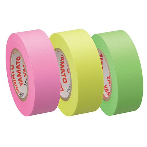 ﾒﾓｯｸ ﾛｰﾙﾃｰﾌﾟ 蛍光紙 つめかえ用 15mm幅 ﾗｲﾑ&ﾚﾓﾝ&ﾛｰｽﾞ 1ﾊﾟｯｸ(3巻)画像