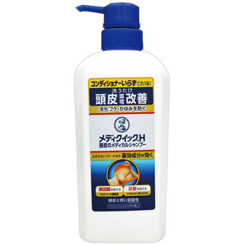 ﾒﾃﾞｨｸｲｯｸH 頭皮のﾒﾃﾞｨｶﾙｼｬﾝﾌﾟｰ ﾎﾟﾝﾌﾟ 320mL 1本画像