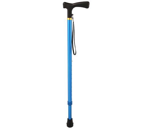 カラーステッキ　伸縮式　70～93cm　ブルー画像