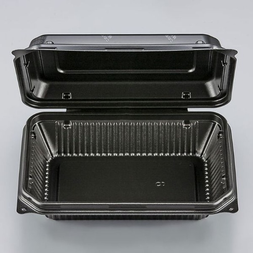 シーピー化成 弁当容器 BF-611 黒B画像