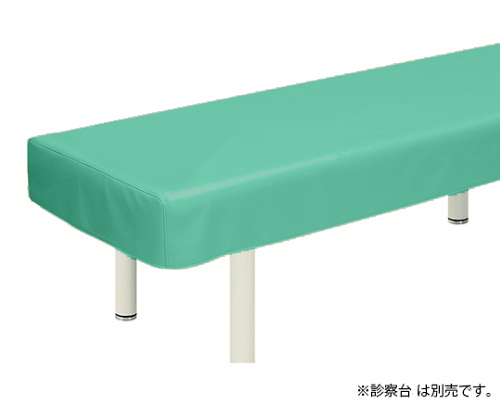 レザー製診察台カバー 幅70×長さ190cm ライトグリーン画像
