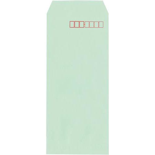 ソフトカラー封筒　長４　グリーン　１００枚入　１０画像