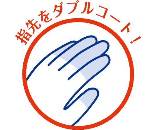 塩化ビニール手袋 ナイスハンドミュー厚手 ピンク Sサイズ 柔らかなピンク色の厚手手袋が平らに置かれている様子