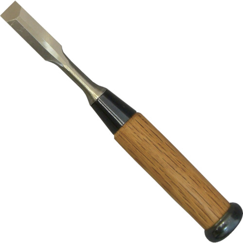 木彫細工のみ 赤樫柄 平 12mm 1本画像