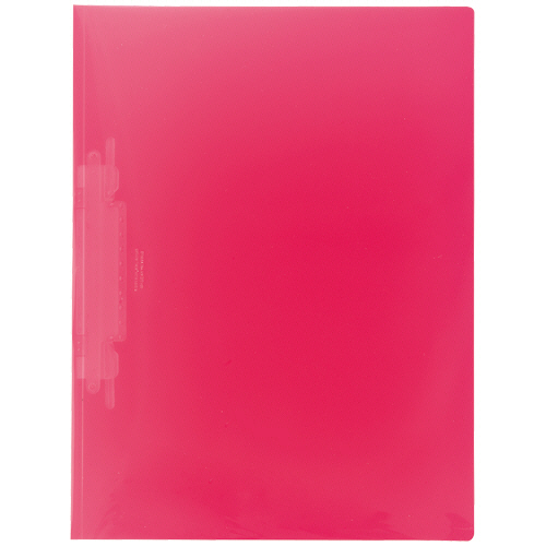 ﾙｰﾊﾟｰﾌｧｲﾙ(色透明表紙)A4 2穴 100枚ｸﾘｽﾀﾙﾋﾟﾝｸ 1ｾｯﾄ(100冊:5冊×20ﾊﾟｯｸ)画像