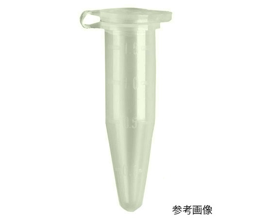 QSP マイクロチューブ 1.5mL 目盛付 グリーン 39.5mm バルク(500本入) グリーン画像