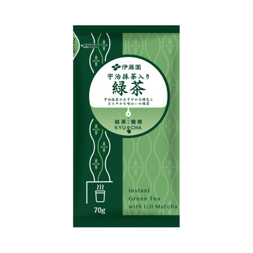 給茶機用ＫＹＵＣＨＡ宇治抹茶入り緑茶７０ｇ画像