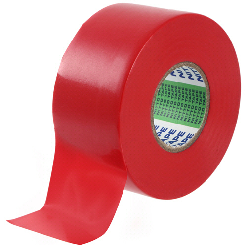 ﾋﾞﾆﾙﾃｰﾌﾟ No.21 幅広 38mm×20m 赤 1巻画像