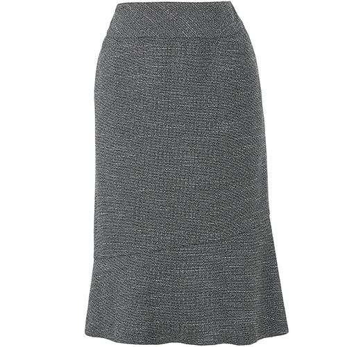 美形切り替えﾌﾚｱｽｶｰﾄ ｴｺｼｯｸﾂｲｰﾄﾞ ｸﾞﾚｰ 4Lｻｲｽﾞ 1着