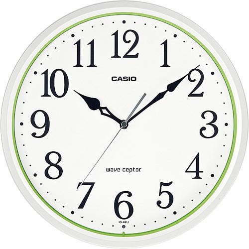 電波掛時計　ＩＱ－４８１Ｊ　グリーン画像