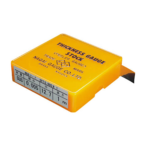 ｽﾃﾝﾚｽ製ﾋﾟｽﾄﾝｽﾄｯｸﾌｲﾗｰｹﾞｰｼﾞ 0.015×1m 1個画像