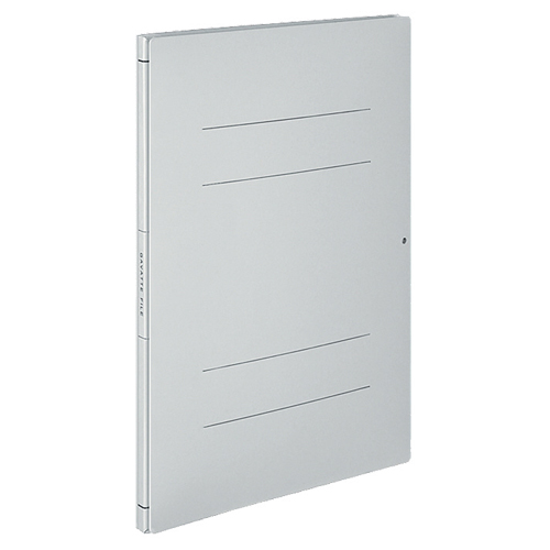 ｶﾞﾊﾞｯﾄﾌｧｲﾙ(活用ﾀｲﾌﾟ･紙製) A4ﾀﾃ 1000枚収容背幅14-114mmｸﾞﾚｰ 1ｾｯﾄ(10冊)画像