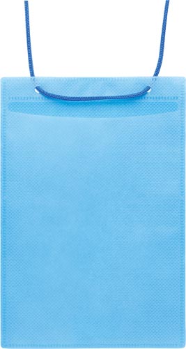 イベント吊下げ名札　ハガキ用　青　５０枚