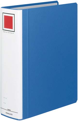 チューブＦエコツインＲ青Ａ４縦背幅８５ｍｍ４－９冊画像