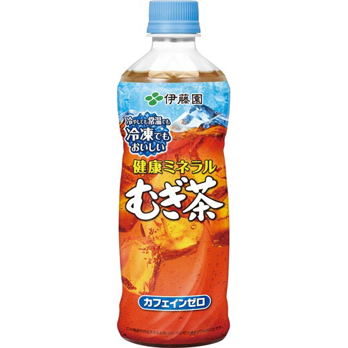 冷凍対応　健康ミネラルむぎ茶　４８５ｍｌ　２４本画像