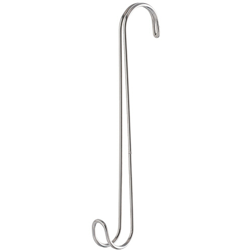 W用途ﾌｯｸ 180×17×52mm ｼﾙﾊﾞｰ 1個画像