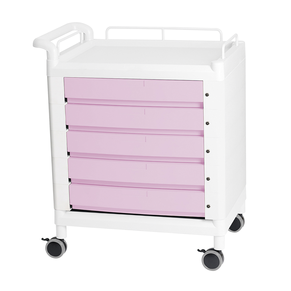 モバイルマルチカート 片側ハンドル ピンク