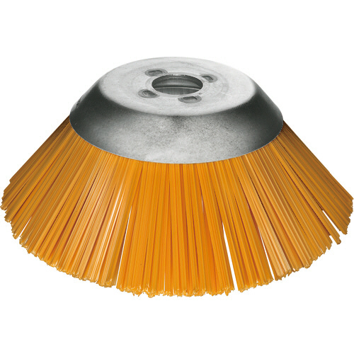 刈払機専用ﾌﾞﾗｼ Φ160 PBTﾌｧｲﾊﾞｰ樹脂 線径2.5mm 1個画像