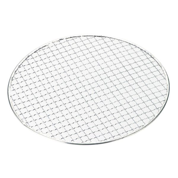 網 炭焼一番 丸型焼きアミ280mm パール金属画像