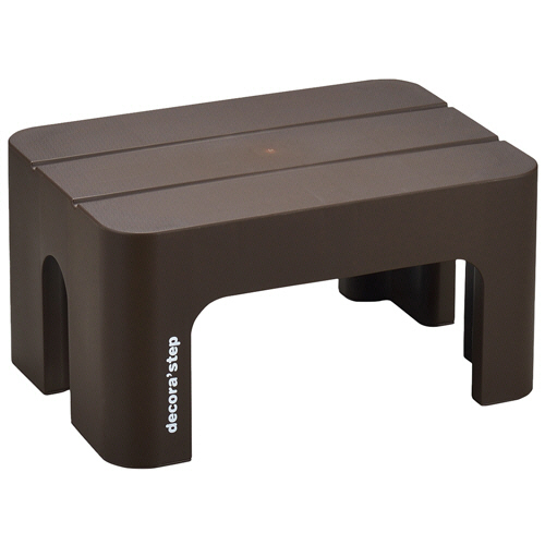 ﾃﾞｺﾗｽﾃｯﾌﾟ S ﾌﾞﾗｳﾝ 1個画像