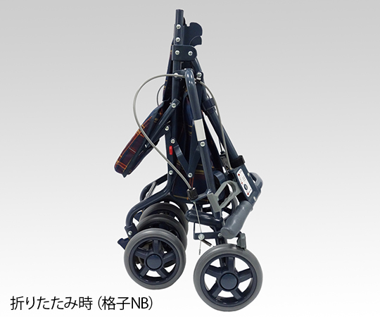サニーウォーカーSP（中） 格子NB パッケージの上面が見える状態で、格子模様のデザインがはっきりと確認できる。
