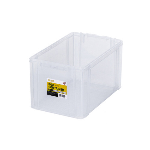 ボックスコンテナ　中　深型　クリア　Ｂ－２１Ｒ×３画像