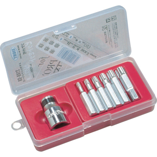 TXｿｹｯﾄﾋﾞｯﾄ 45ﾋﾞｯﾄ 差込角12.7 6点ｾｯﾄ T25-T55 1ｾｯﾄ画像