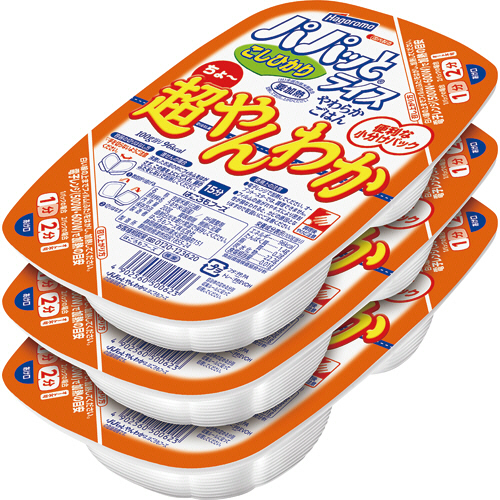 ﾊﾟﾊﾟｯとﾗｲｽ 超やんわかこしひかり 200g/個 1ﾊﾟｯｸ(3個)画像