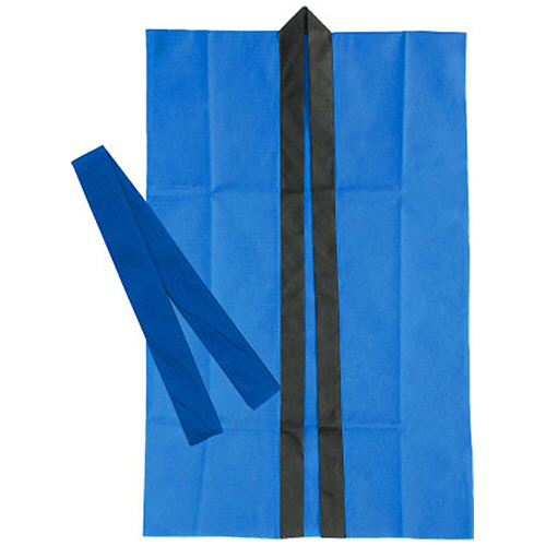 ｶﾗｰ不織布ﾛﾝｸﾞﾊｯﾋﾟ(ﾊﾁﾏｷ付) Sｻｲｽﾞ 青 1着