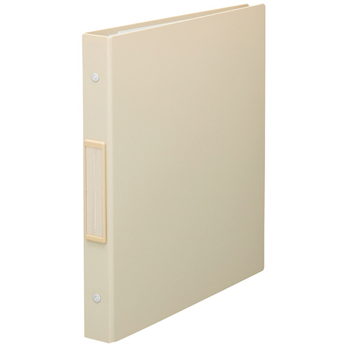 Roomyｸﾘﾔｰﾌﾞｯｸ(ﾎﾟｹｯﾄ交換式) A4ﾀﾃ 30穴 4種ﾎﾟｹｯﾄ付属 背35mm ﾍﾞｰｼﾞｭ 1冊画像