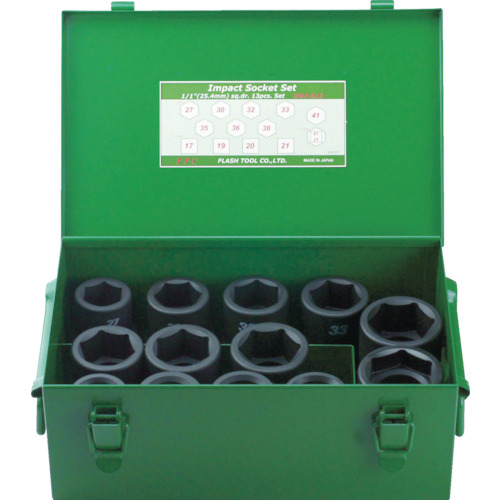 ｲﾝﾊﾟｸﾄ ｾﾐﾛﾝｸﾞｿｹｯﾄ 13点ｾｯﾄ 差込角25.4mm 1ｾｯﾄ画像