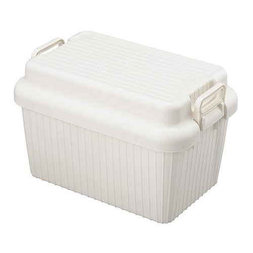 収納ボックス 座れる 幅59×奥行39×高さ38cm べリアスボート M ホワイト画像