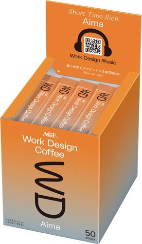 ワークデザインコーヒー　インスタント　あいま５０本画像