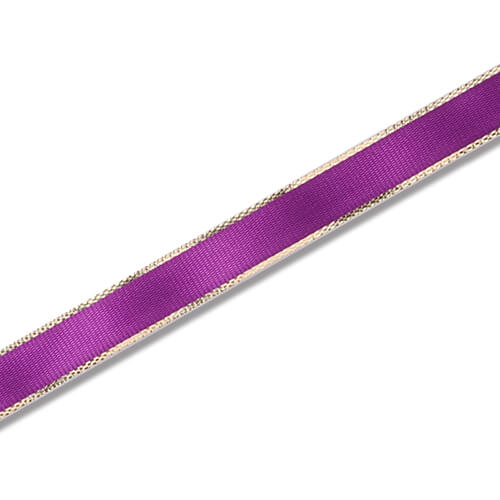 ギフト包装やラッピングが簡単に華やかに！カール可能な紫色のリボン