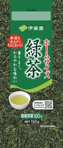 ホームサイズ緑茶１５０ｇ画像