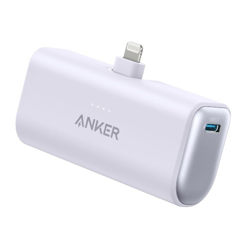 ﾓﾊﾞｲﾙﾊﾞｯﾃﾘｰ ANKER Nano Power Bank 5000mAh ﾊﾟｰﾌﾟﾙ 1個