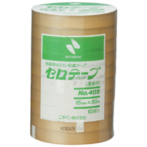 産業用ｾﾛﾃｰﾌﾟ 大巻 15mm×50m 1ﾊﾟｯｸ(10巻)画像