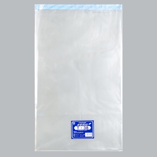 福助工業 テープ有 OPP袋 オーピーパック テープ付 T-38 50枚入画像