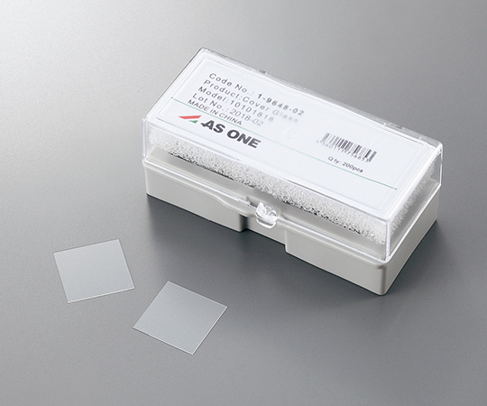 カバーガラス　ソーダ石灰ガラス　18×18mm　200枚入画像