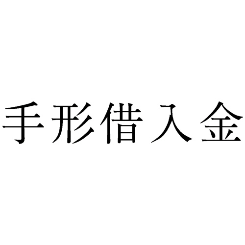 勘定科目印 204 手形借入金 1個画像