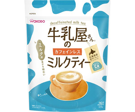 牛乳屋さんのカフェインレスミルクティー　320g画像