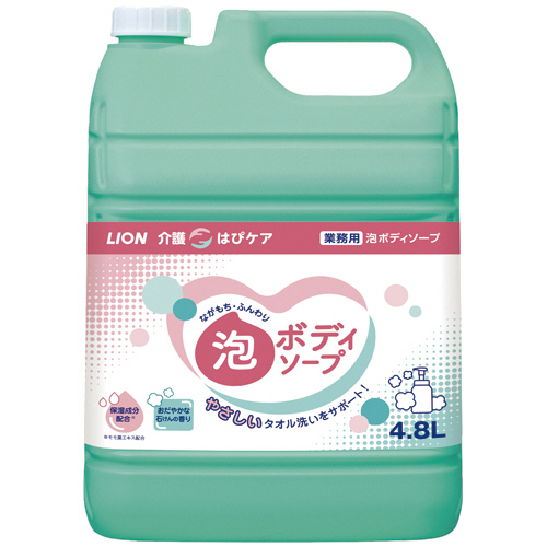 介護 はぴｹｱ 泡ﾎﾞﾃﾞｨｿｰﾌﾟ 業務用 4.8L 1本画像